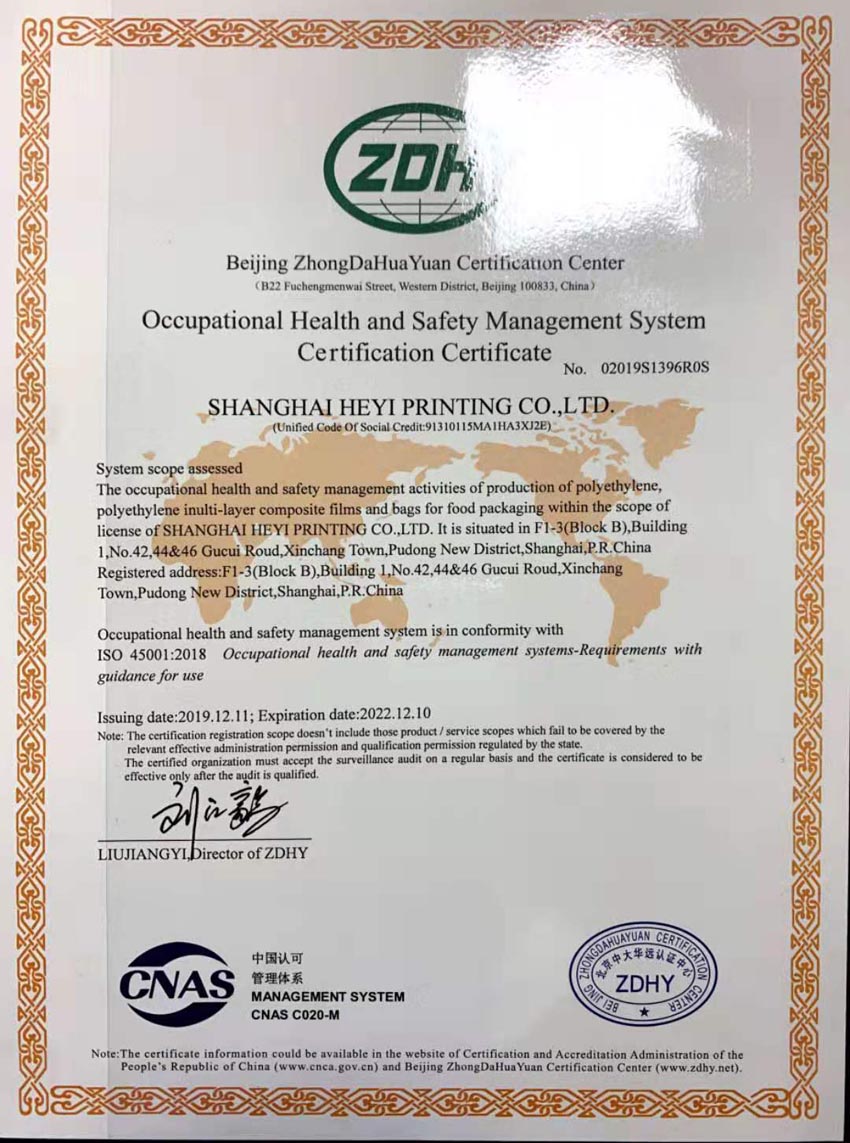 職業健康安全管理體系英文版